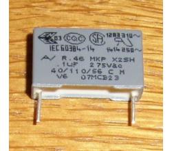 X2- Kondensator 0,1 uF 275 V AC R.46